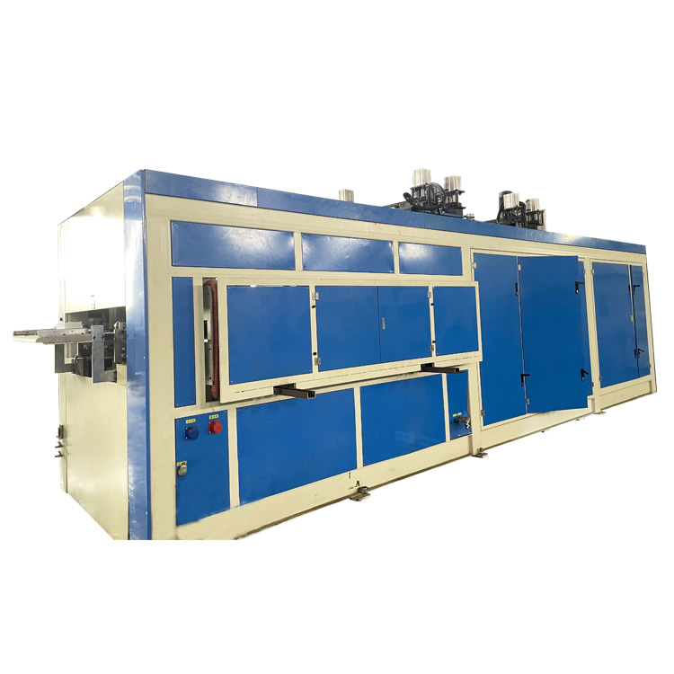 DM 60 Three Station Pp Pet Food Tray Container Thermoforming machine