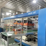 Four Station Auto PP Fruit Box Making Thermoforming Machine