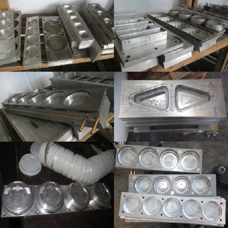 Punching mold for thermoforming machine