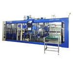 Four Station Automatic PP Tray Vacuum Forming Machine