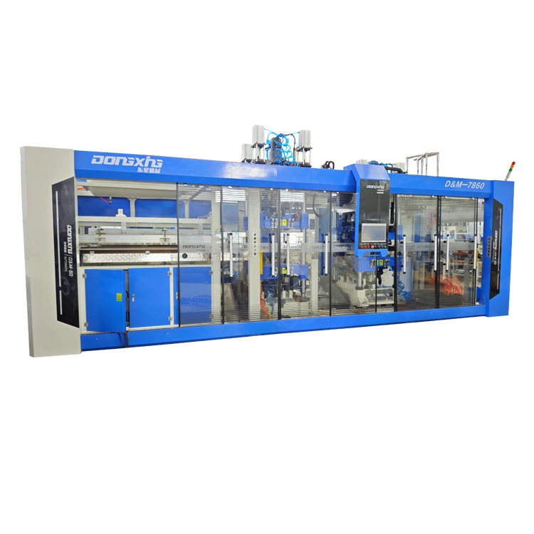Four Station Automatic PP Tray Vacuum Forming Machine