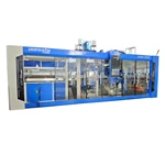 Four Station Automatic PP Tray Vacuum Forming Machine
