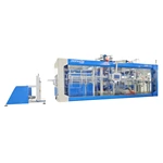 Four Station Automatic PP Tray Vacuum Forming Machine